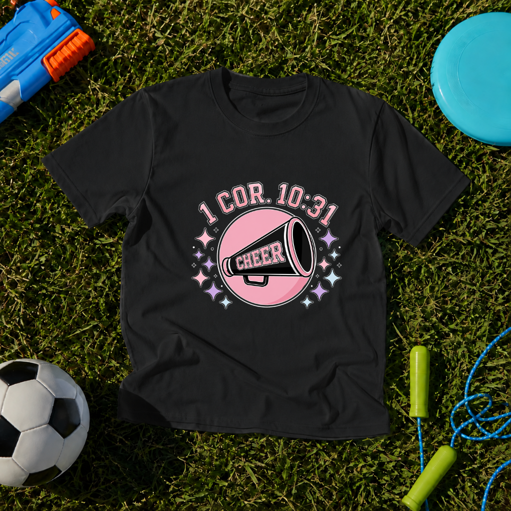 Youth Cheer "1 COR 10:31" T-Shirt