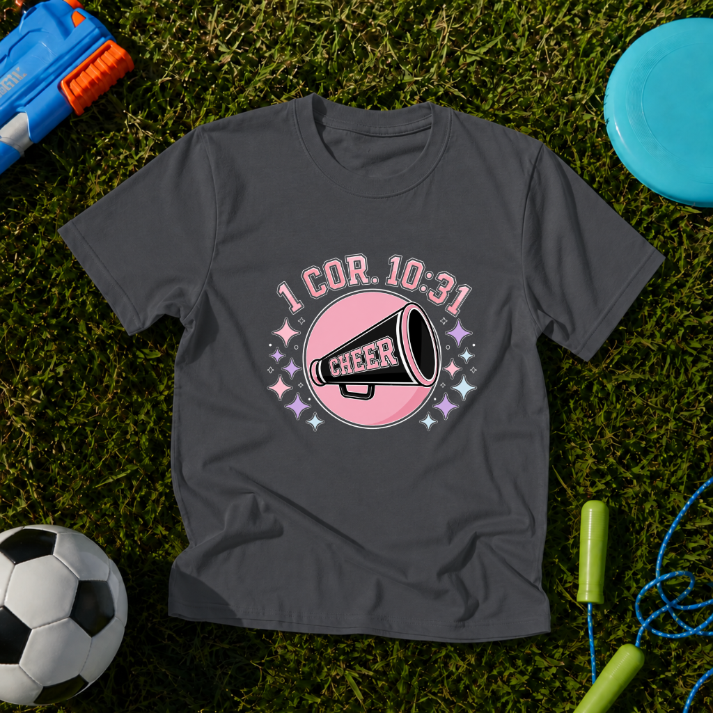 Youth Cheer "1 COR 10:31" T-Shirt