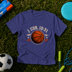 Youth Basketball "I Cor. 10:31" Faith & Sports T-Shirt
