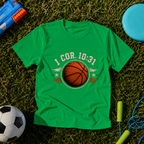 Youth Basketball "I Cor. 10:31" Faith & Sports T-Shirt