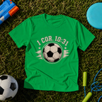 Youth Soccer Tee - 1 Cor. 10:31 Christian Sports T-Shirt