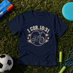 Youth BMX Bike Graphic with "1 Cor. 10:31" T-Shirt