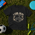 Youth BMX Bike Graphic with "1 Cor. 10:31" T-Shirt