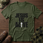 Jesus Is Alive Cross T-Shirt