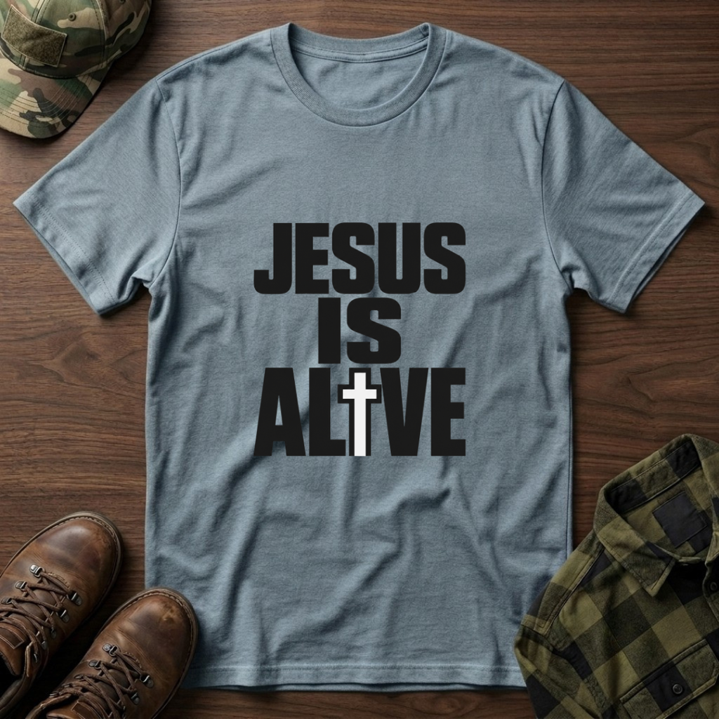 Jesus Is Alive Cross T-Shirt