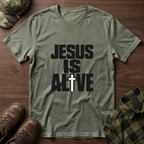 Jesus Is Alive Cross T-Shirt