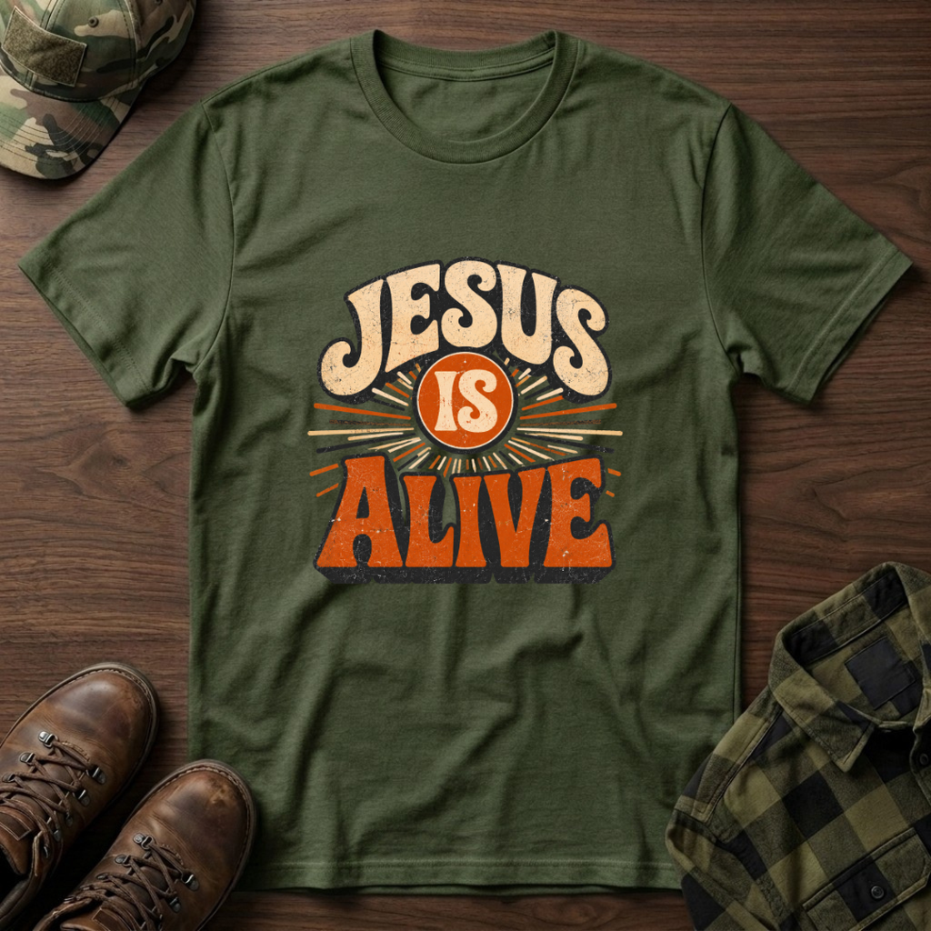 Jesus is Alive 70s T-Shirt