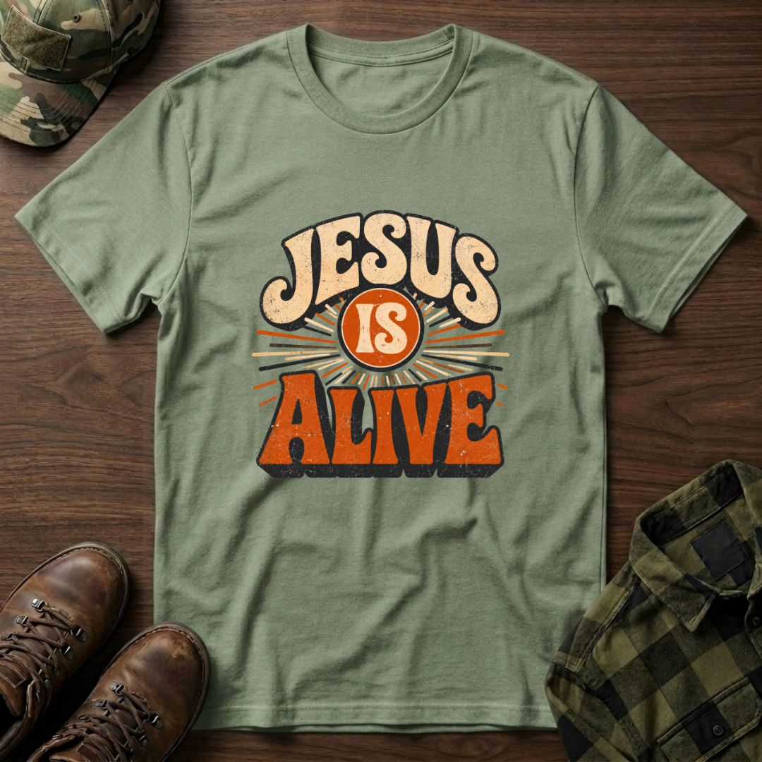Jesus is Alive 70s T-Shirt