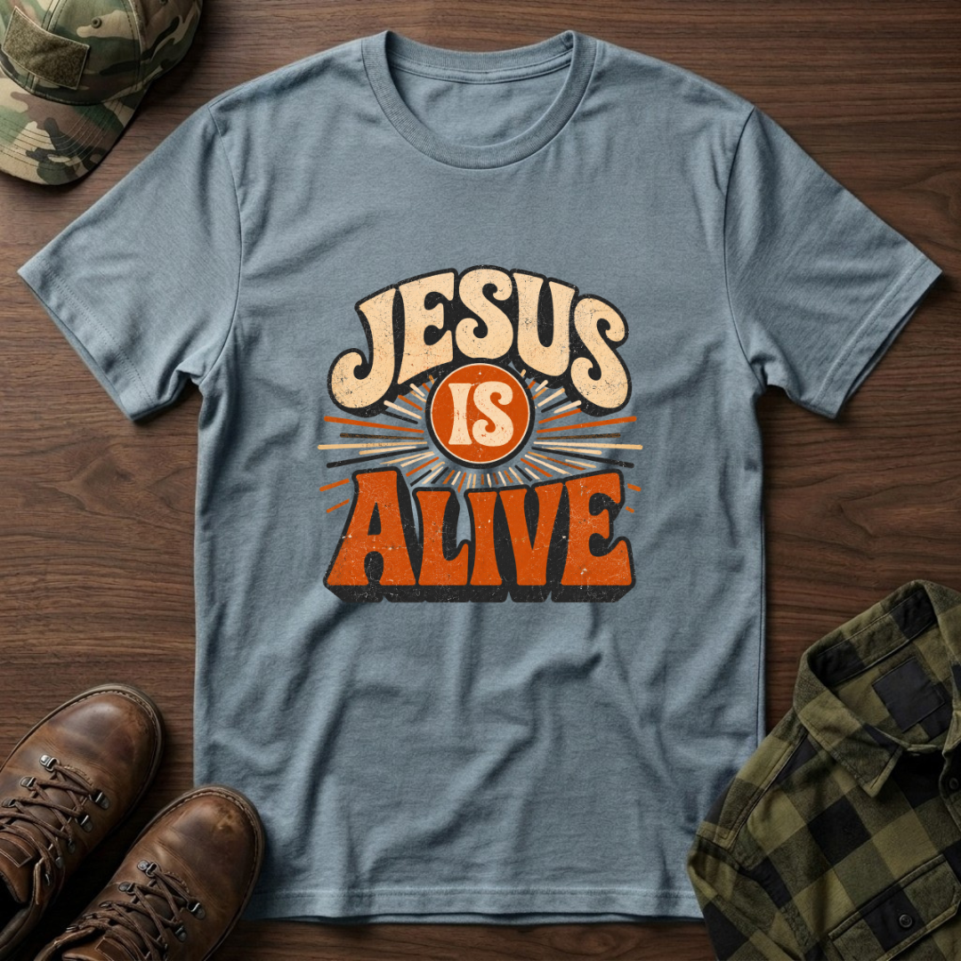 Jesus is Alive 70s T-Shirt