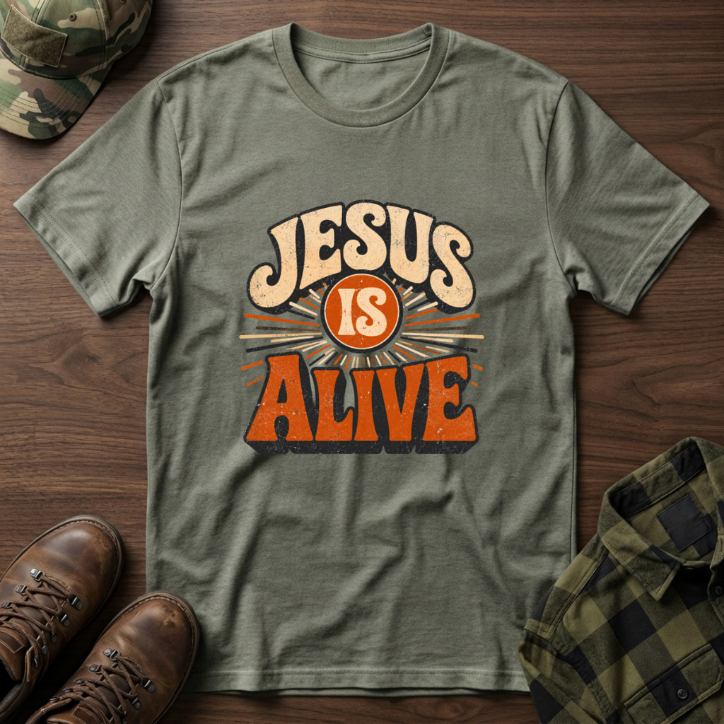 Jesus is Alive 70s T-Shirt