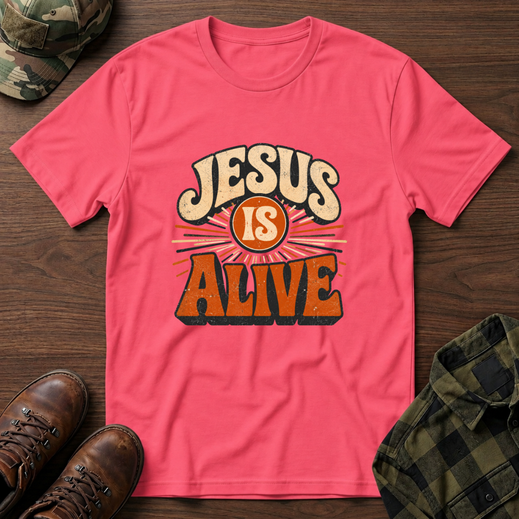 Jesus is Alive 70s T-Shirt