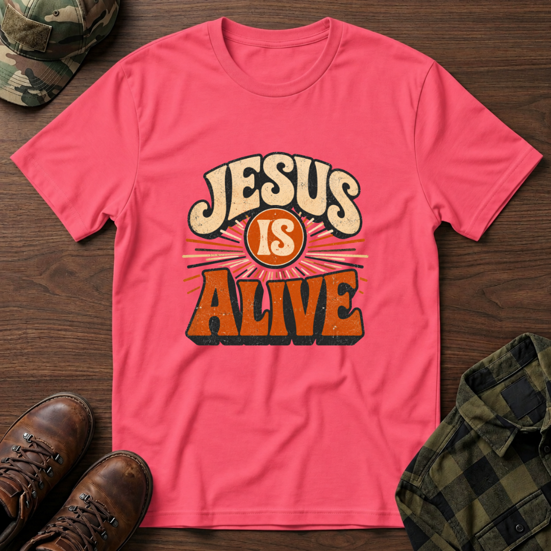 Jesus is Alive 70s T-Shirt