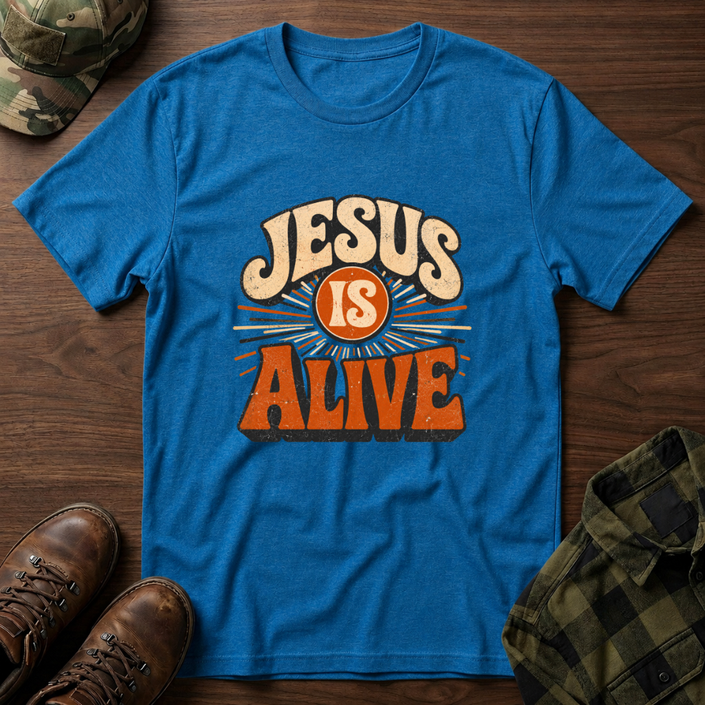 Jesus is Alive 70s T-Shirt