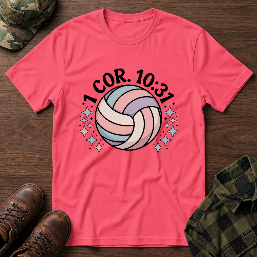 1 Corinthians 10:31 Volleyball  T-Shirt