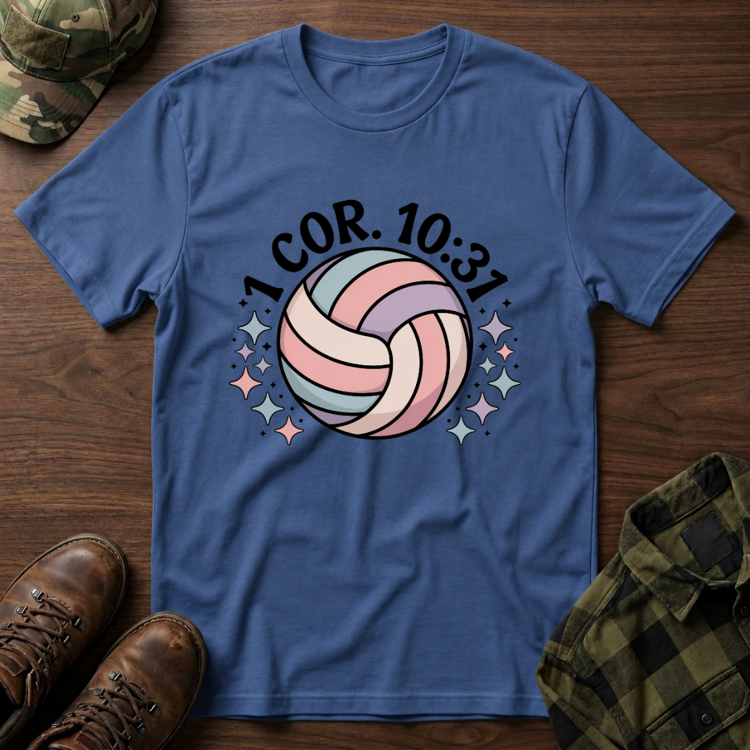 1 Corinthians 10:31 Volleyball  T-Shirt