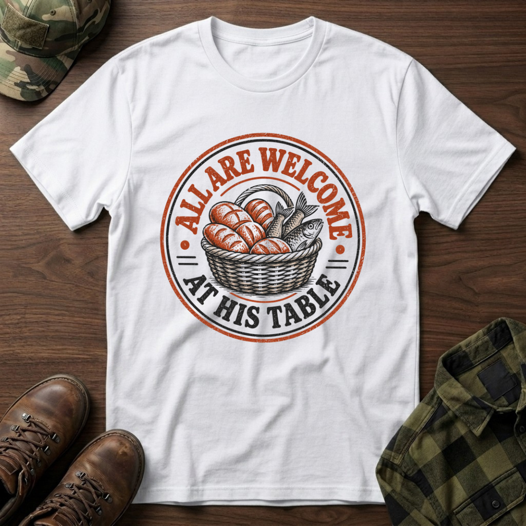 All Are Welcome at His Table T-Shirt