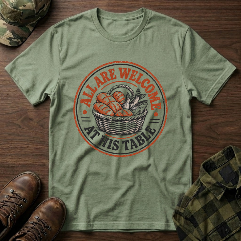 All Are Welcome at His Table T-Shirt