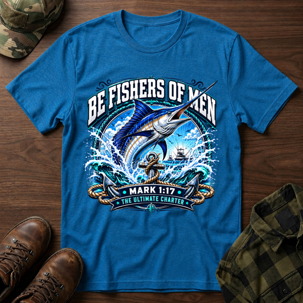 Be Fishers of Men Marlin T-Shirt