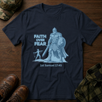 David And Goliath Faith over Fear T-Shirt