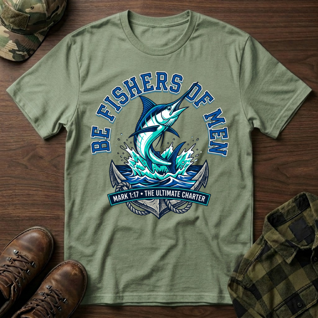 Fishers of Men Marlin and Anchor T-Shirt