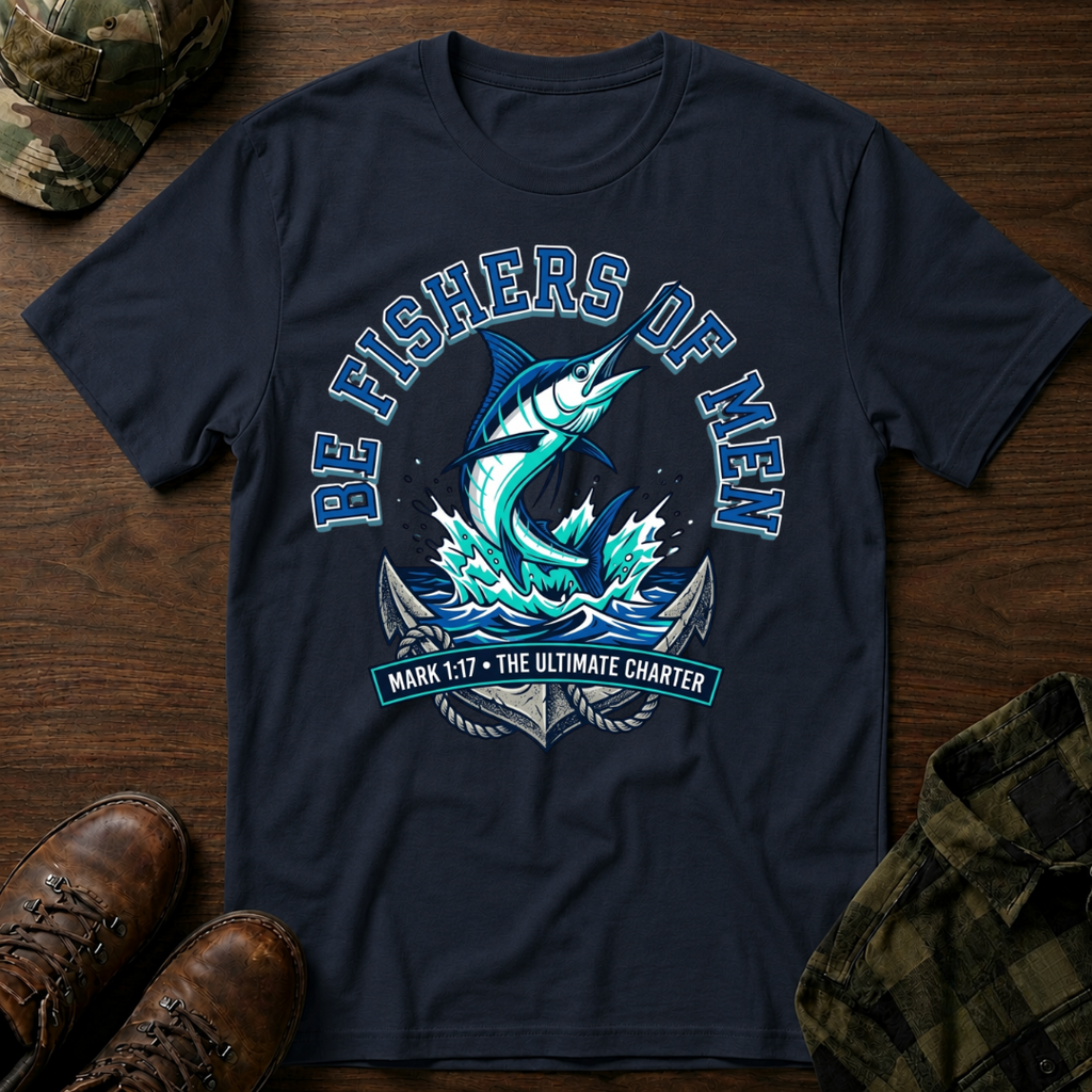 Fishers of Men Marlin and Anchor T-Shirt