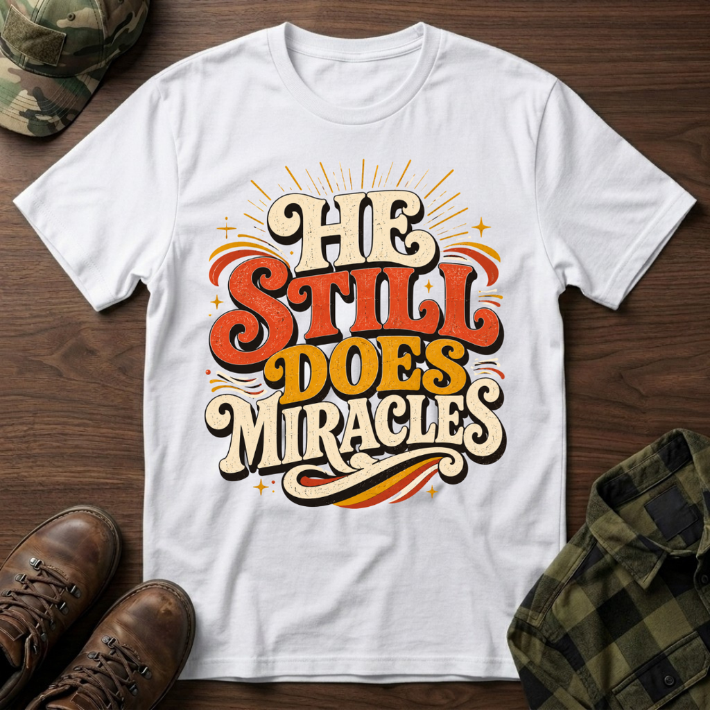 He Still Does Miracles 70s T-Shirt