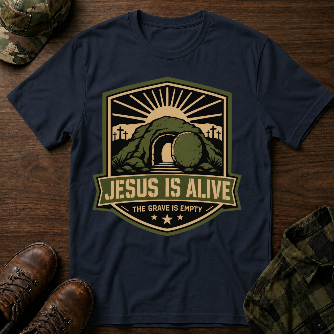 Jesus Is Alive Empty Tomb T-Shirt