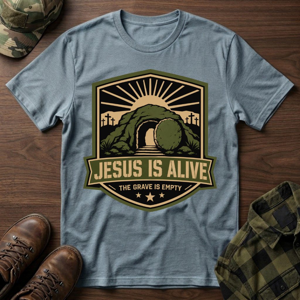 Jesus Is Alive Empty Tomb T-Shirt