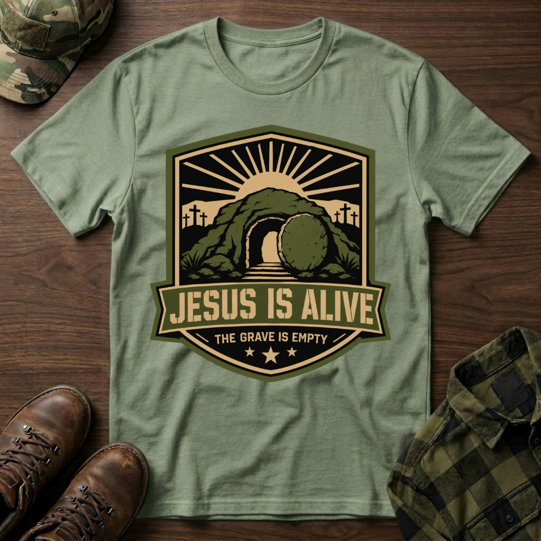 Jesus Is Alive Empty Tomb T-Shirt