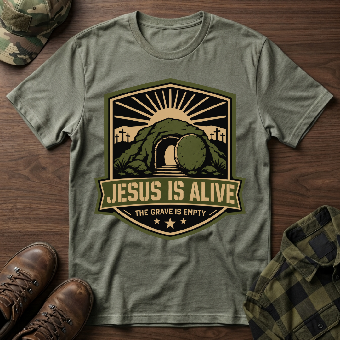 Jesus Is Alive Empty Tomb T-Shirt