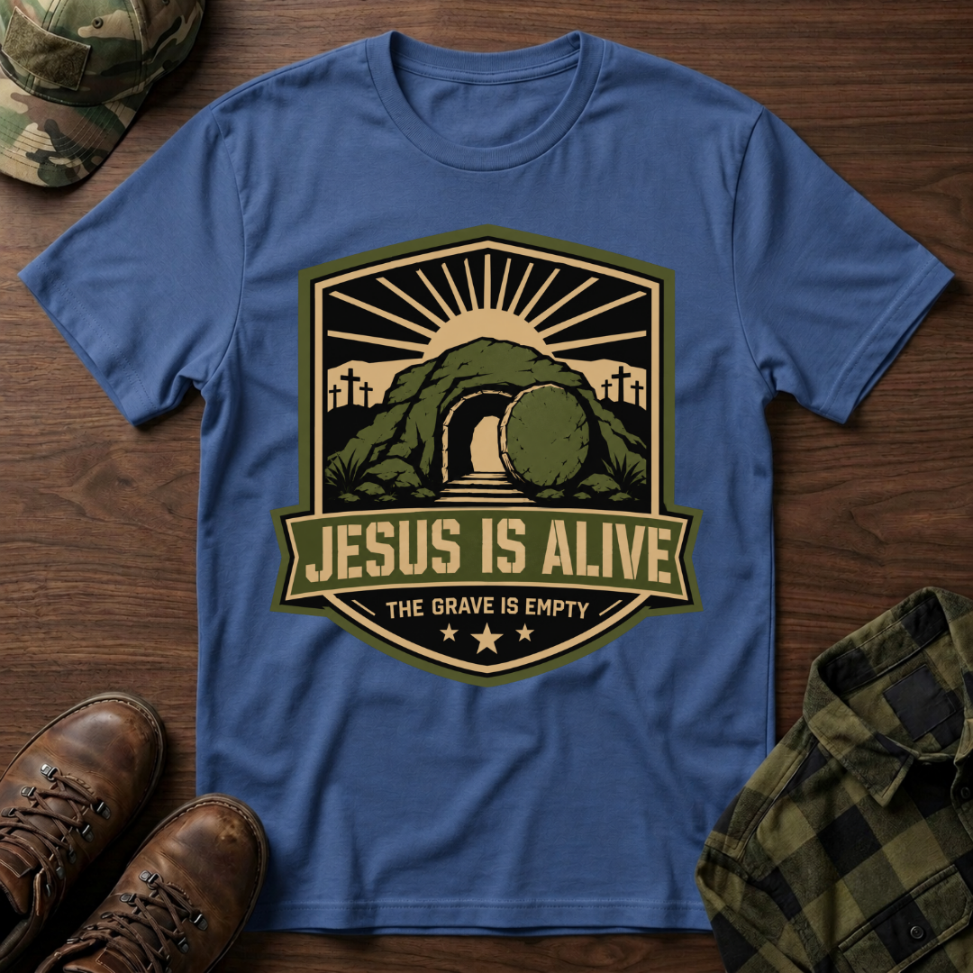 Jesus Is Alive Empty Tomb T-Shirt