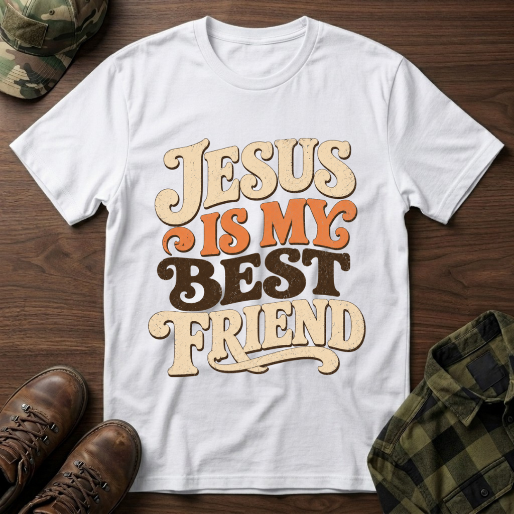 Jesus is My Best Friend 70s T-Shirt