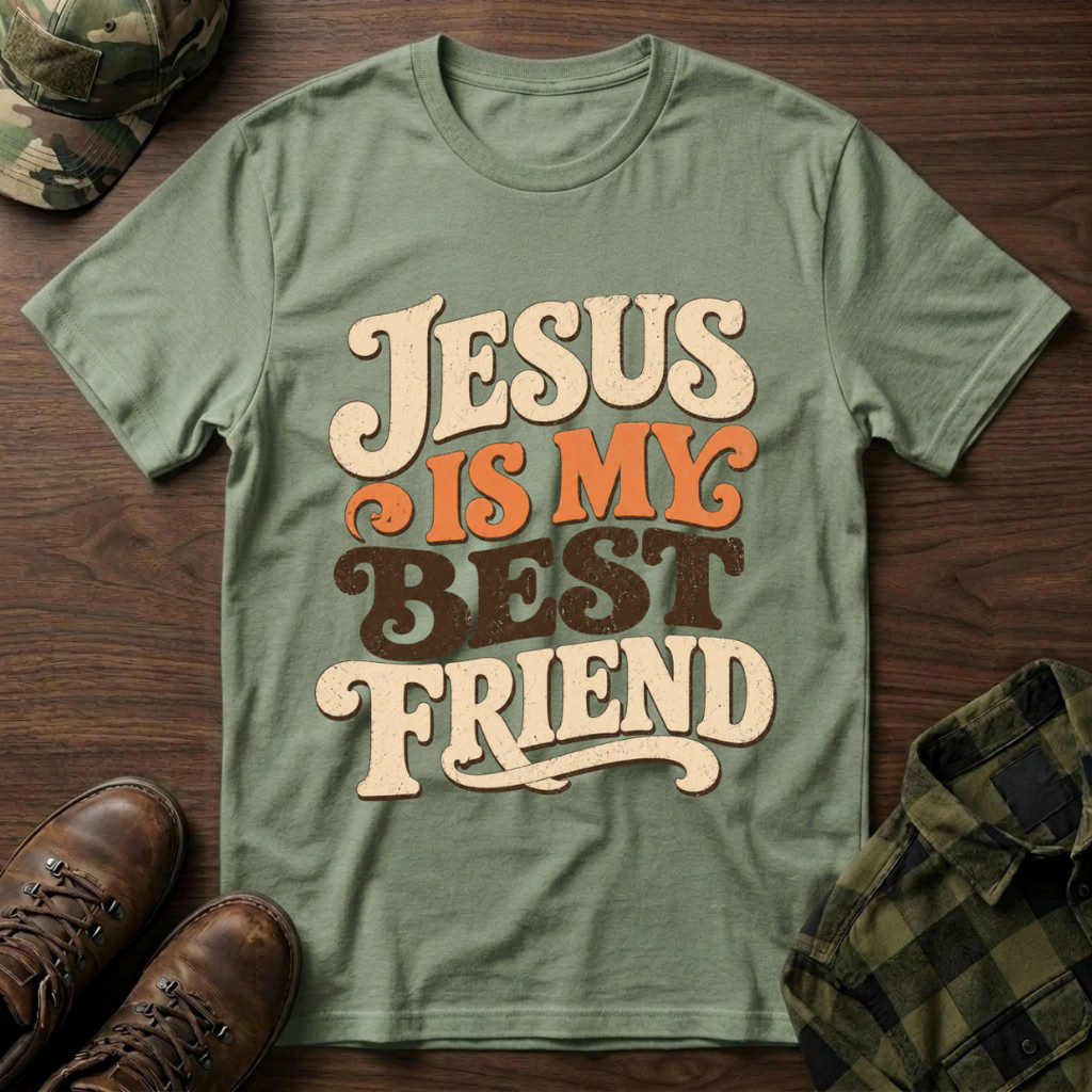 Jesus is My Best Friend 70s T-Shirt