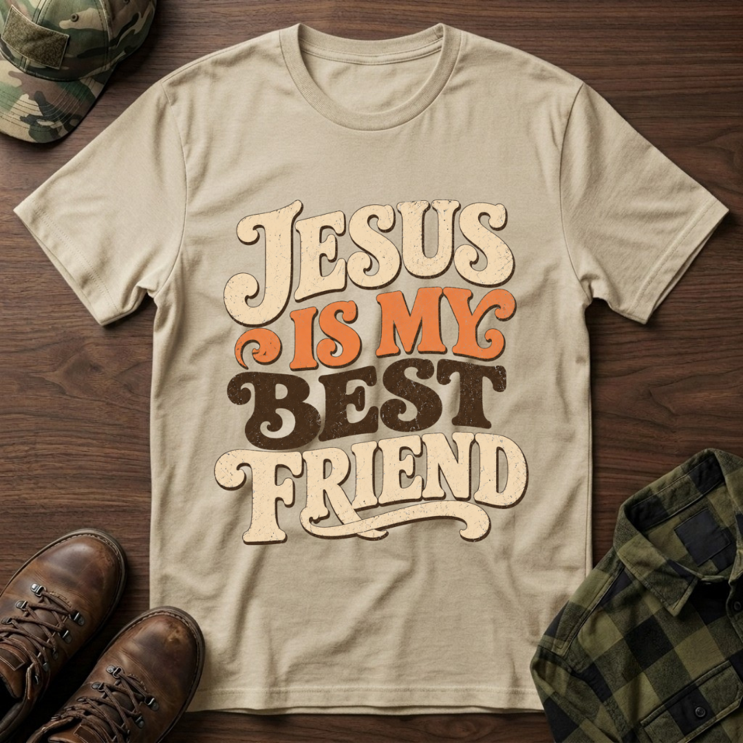 Jesus is My Best Friend 70s T-Shirt