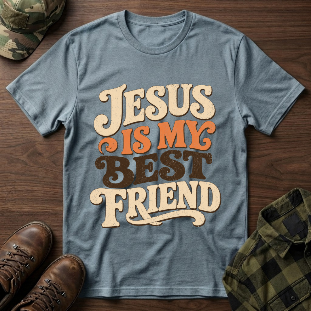Jesus is My Best Friend 70s T-Shirt