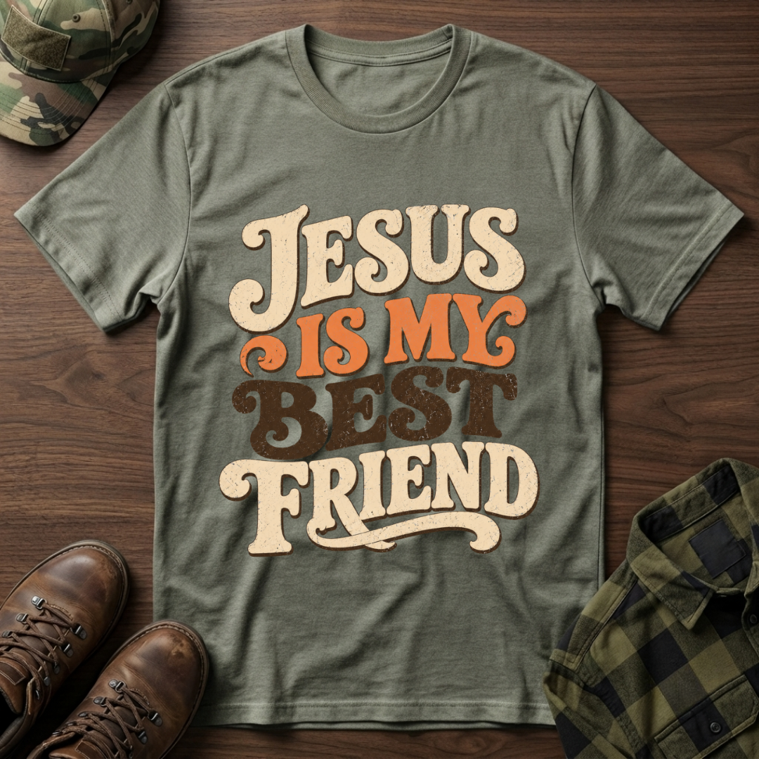 Jesus is My Best Friend 70s T-Shirt
