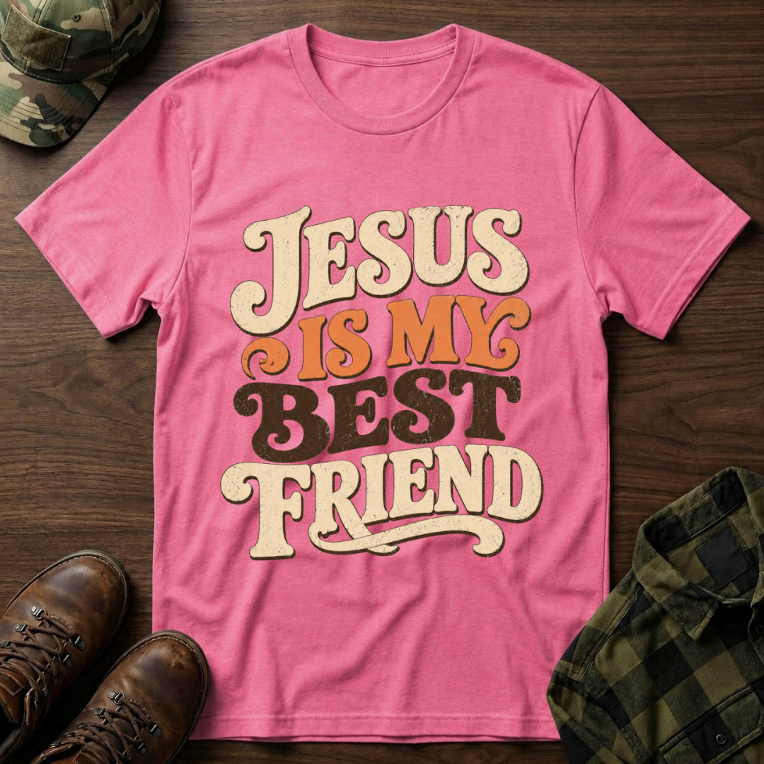 Jesus is My Best Friend 70s T-Shirt