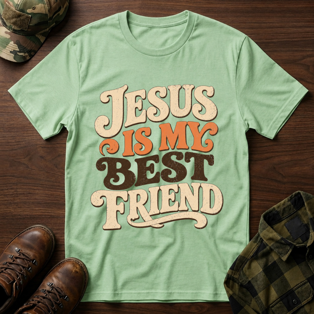 Jesus is My Best Friend 70s T-Shirt