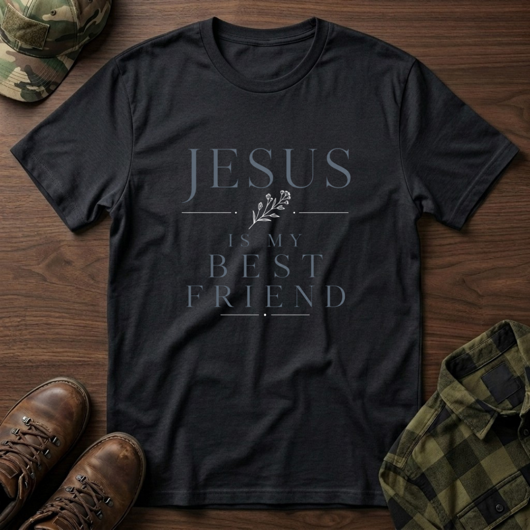 Jesus is My Best Friend Floral T-Shirt
