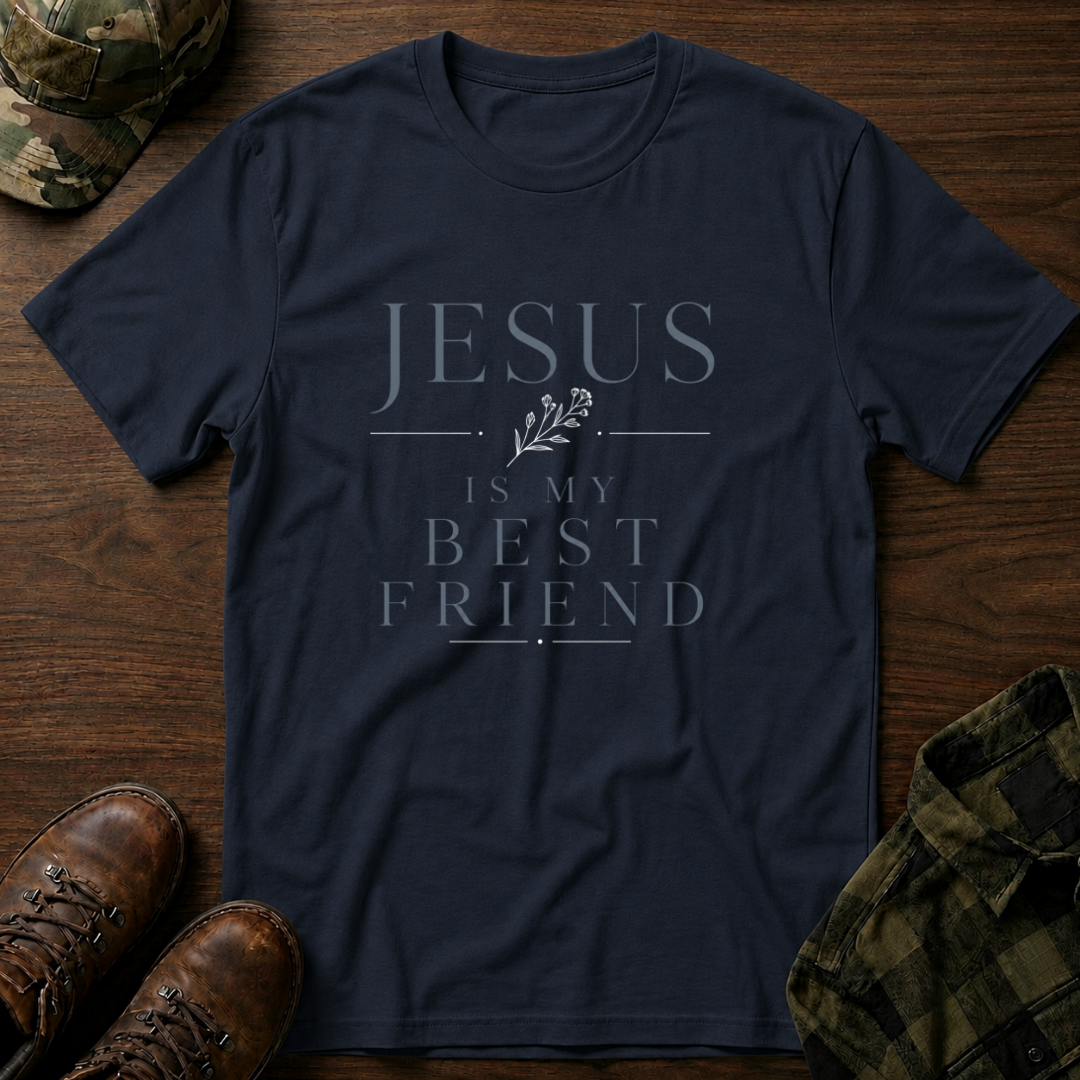Jesus is My Best Friend Floral T-Shirt