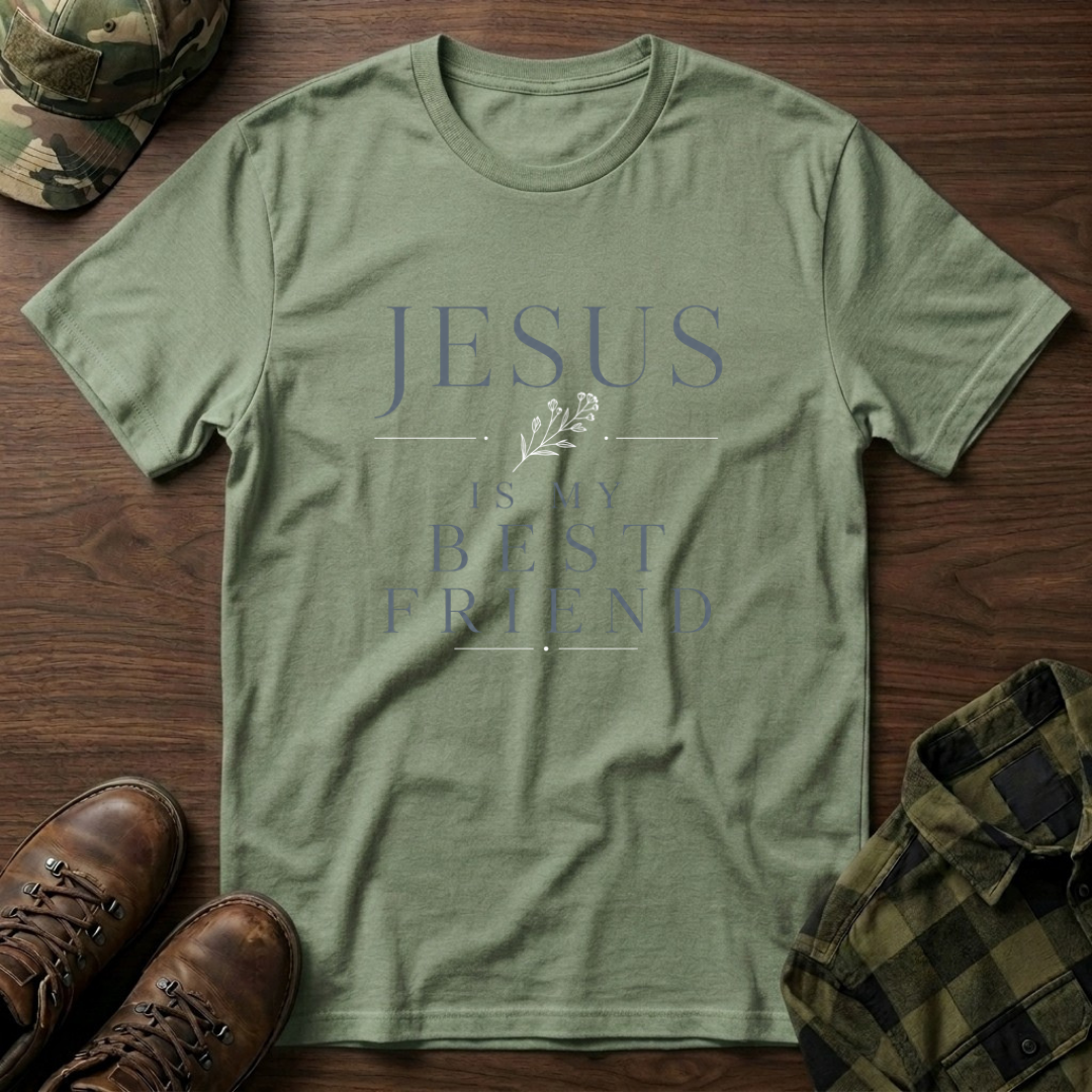 Jesus is My Best Friend Floral T-Shirt