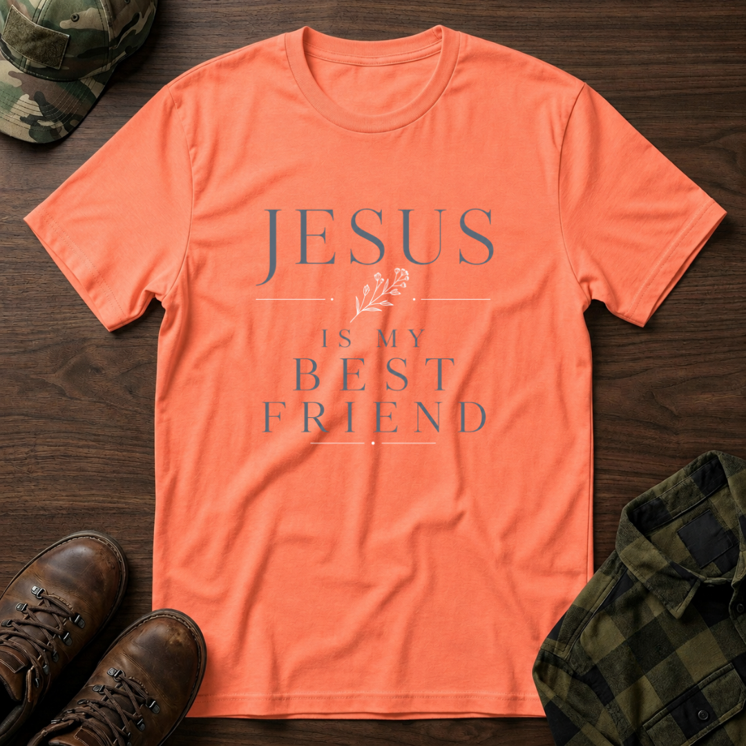 Jesus is My Best Friend Floral T-Shirt