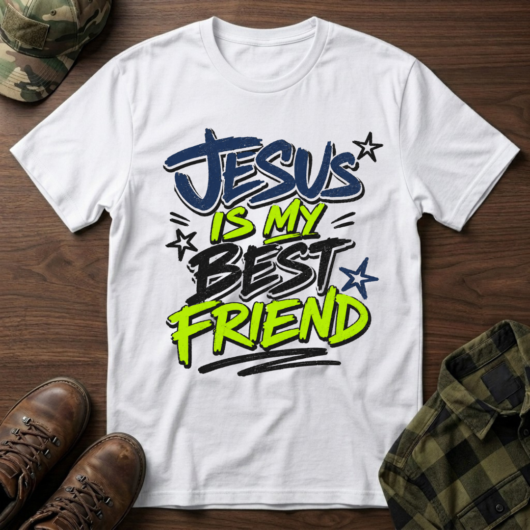 Jesus is My Best Friend Graffiti T-Shirt