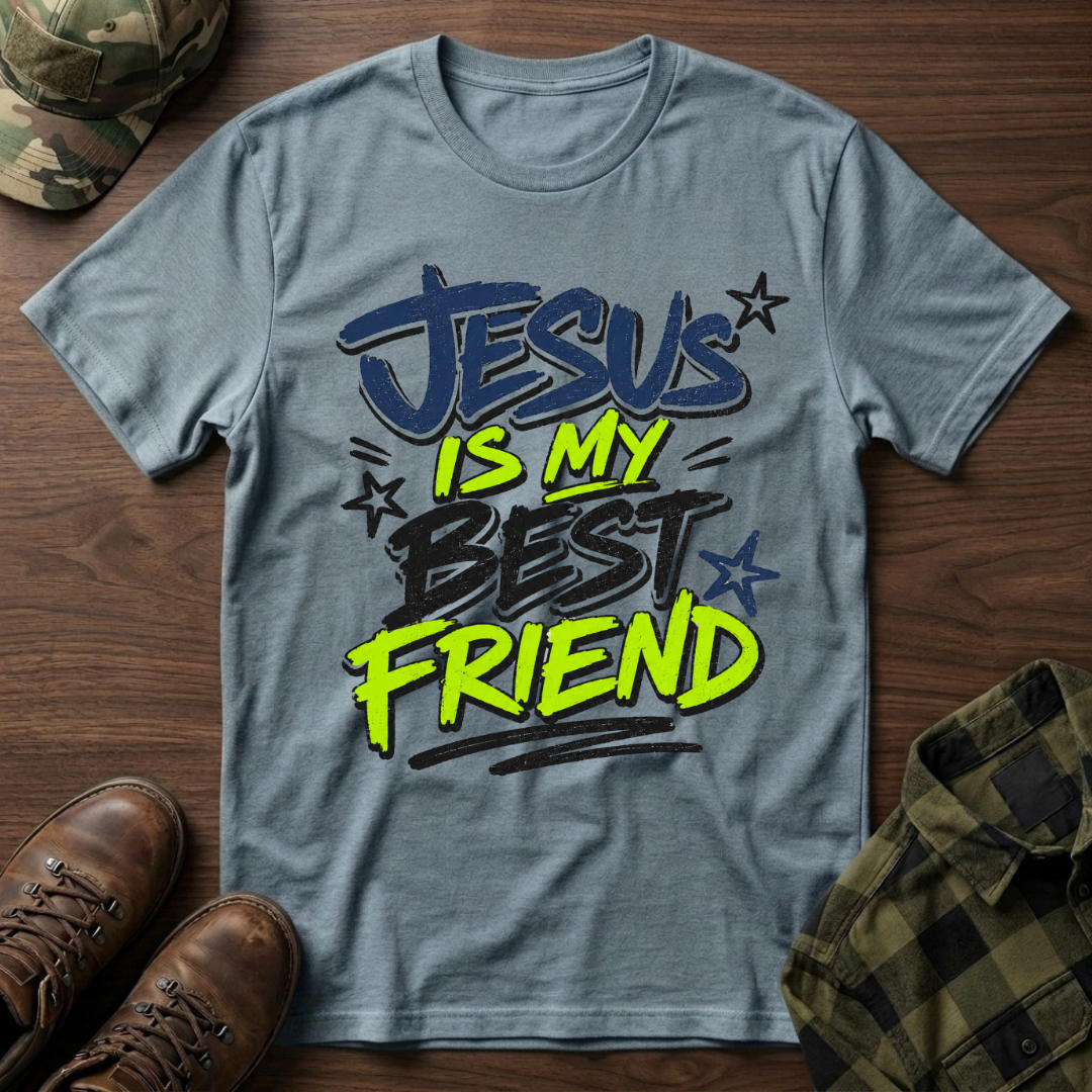 Jesus is My Best Friend Graffiti T-Shirt