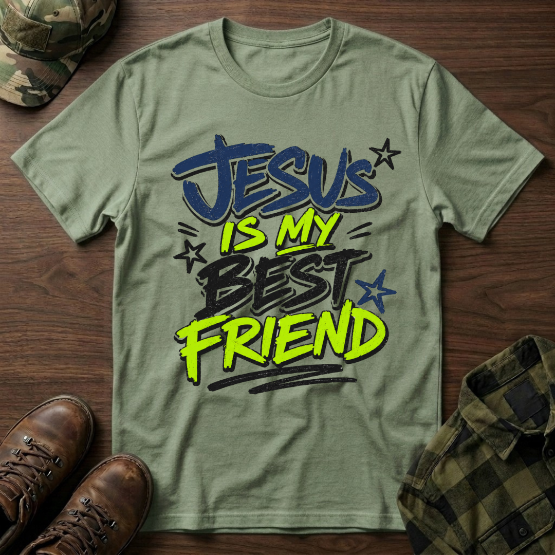 Jesus is My Best Friend Graffiti T-Shirt