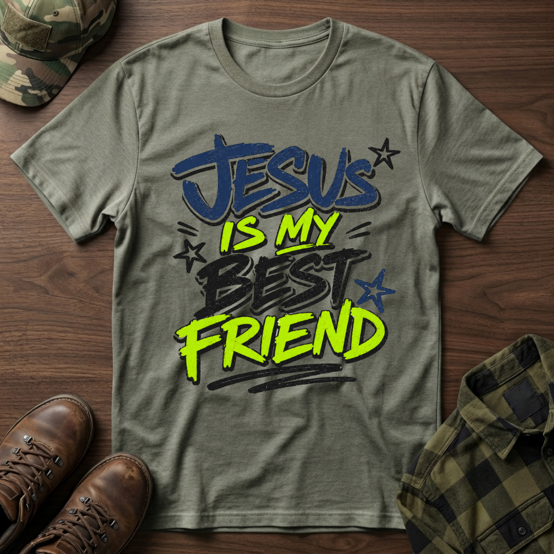 Jesus is My Best Friend Graffiti T-Shirt