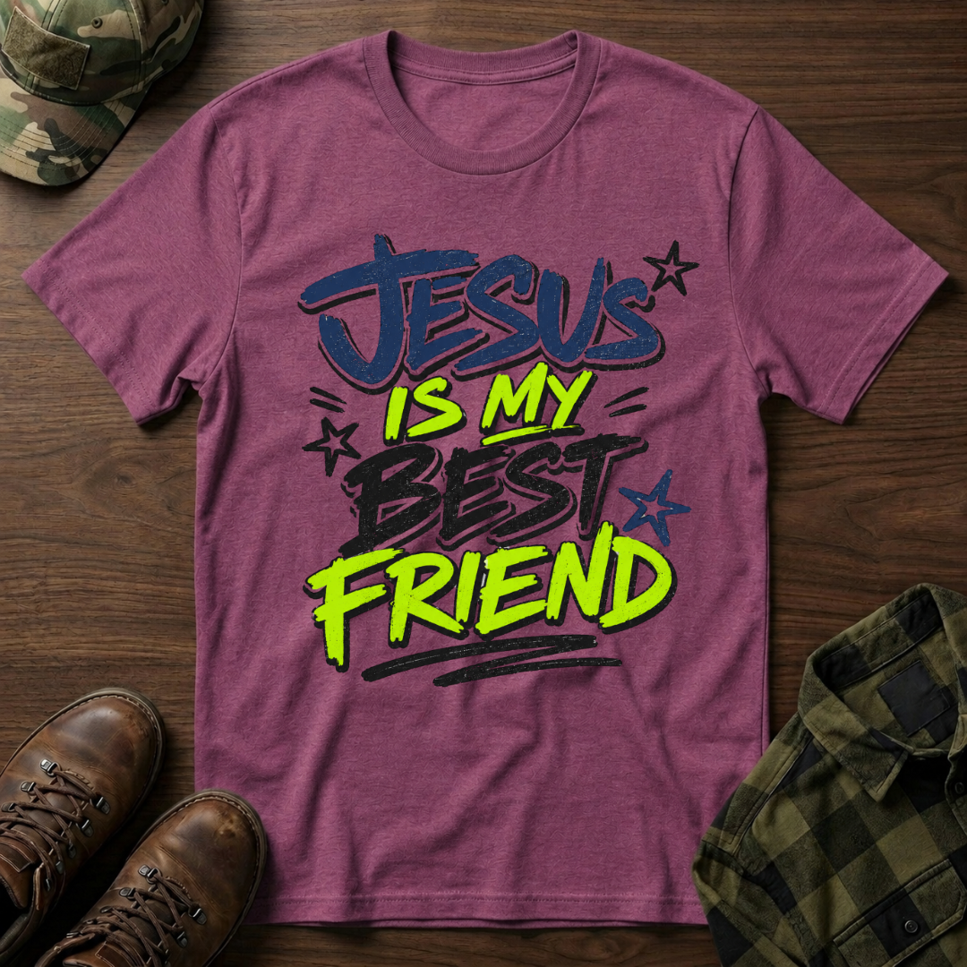 Jesus is My Best Friend Graffiti T-Shirt