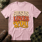 Jesus Loves You 70s T-Shirt