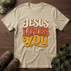 Jesus Loves You 70s T-Shirt