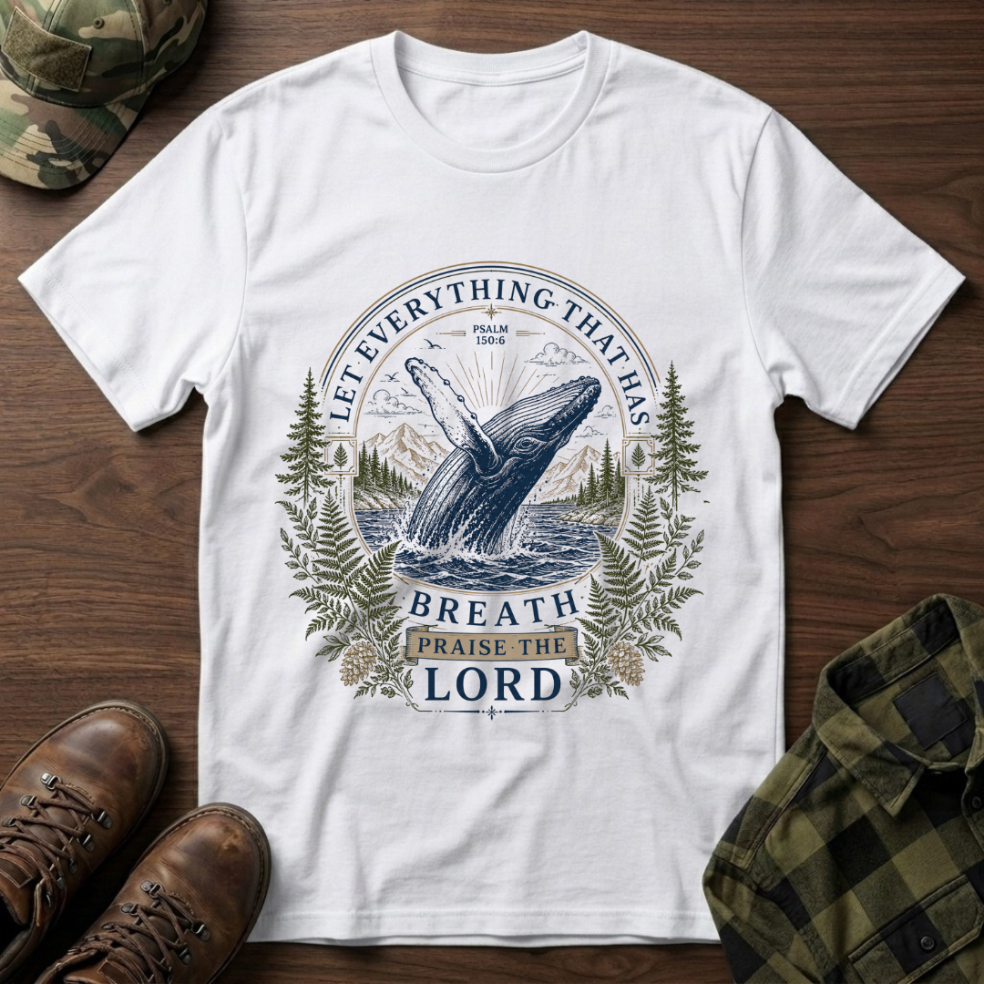 Let Everything that has Breath Praise the Lord Whale T-Shirt